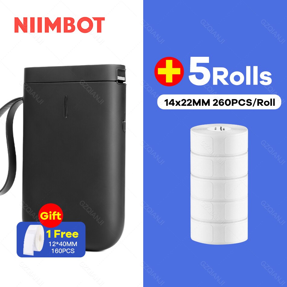 Niimbot D11 Bluetooth Thermische Labelprinter Label Marker Sticker Papierrol Productie Datum Zelfklevende Naam Tag Impresoras: B Printer 5 Label