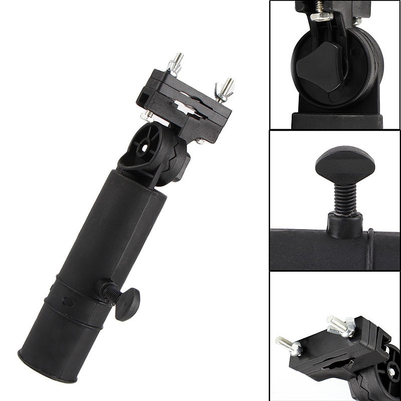 Soporte de paraguas para carrito de Golf soporte de paraguas ajustable giratorio de plástico adecuado para carros de Golf, cochecitos, vehículos todoterreno