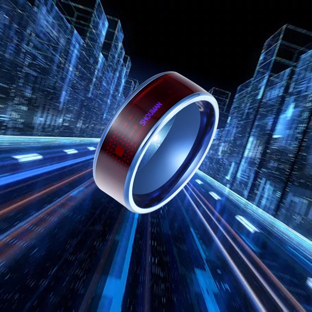 Nfc finger ring, smart ring, wearable, connect device rings for smartphone, mobile phone, smart home accessories