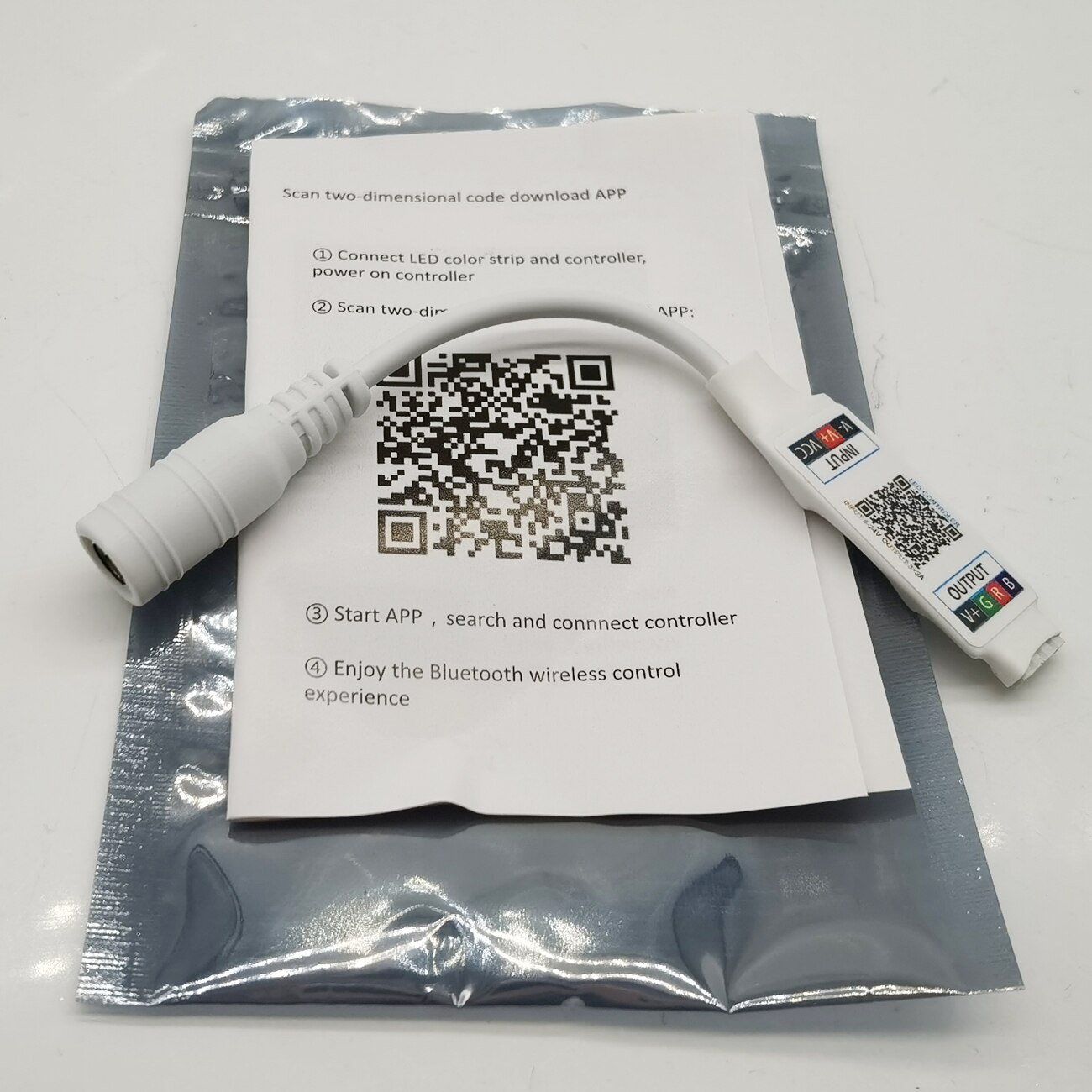 Mini RGB Bluetooth-compatible Controller DC 5V 12V 24V Music Bluetooth LED Controller Light Strip Controller For RGB LED Strip