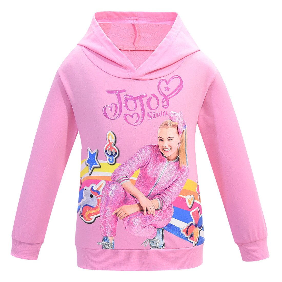 Nuova primavera e l' autunno medie e grandi dimensioni abbigliamento per bambini hoodies delle ragazze a maniche lunghe T-Shirt 7275: Pink / 110