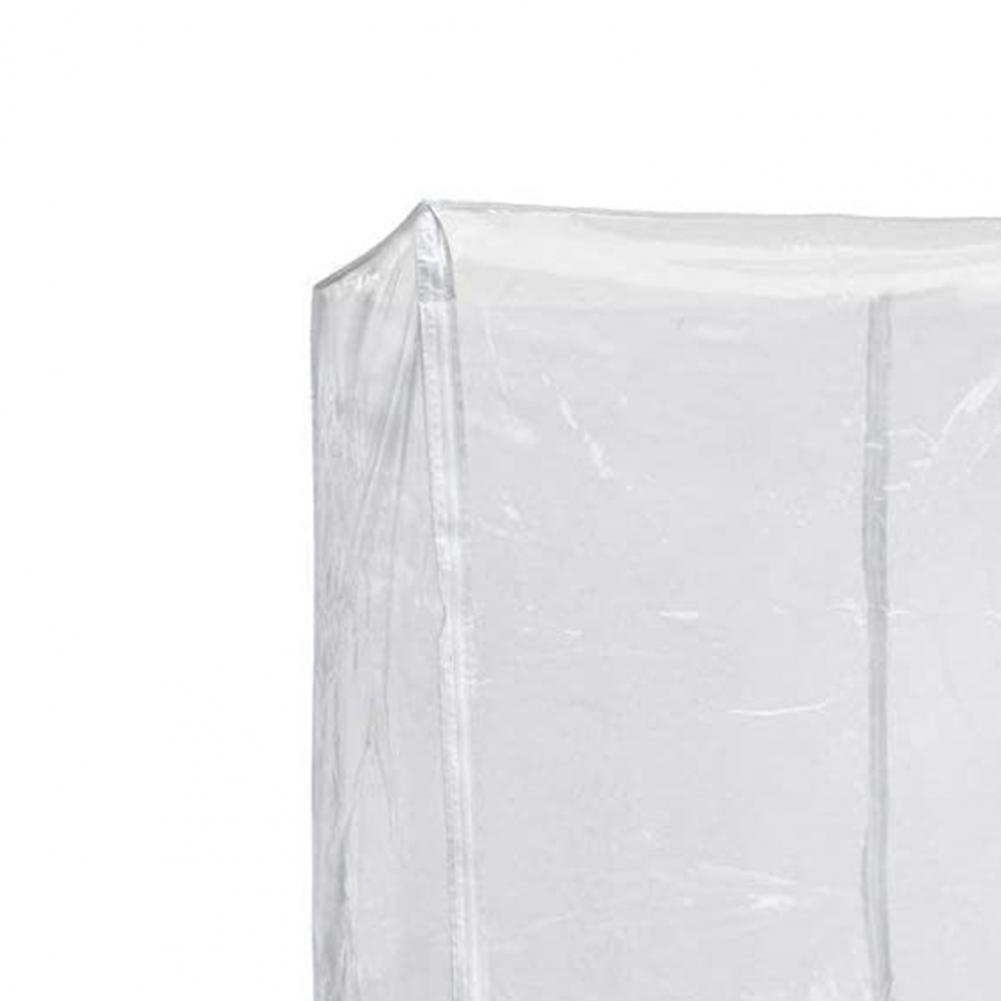 Bread Rack Cover Tear-resistant Transparent Zipper Closure Bun Pan Rack Cover Reinforced Seams Bread Rack Case For Home Bakery