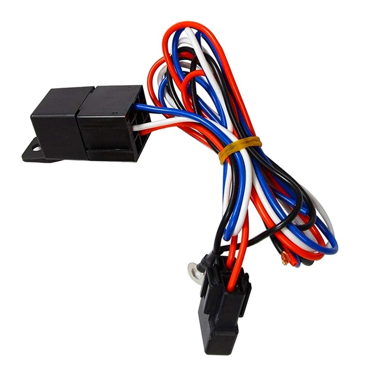 185-175 Degrees Car Electric Radiator Cooling Fan Thermostat Temperature Relay Switch 40A Relay Kit