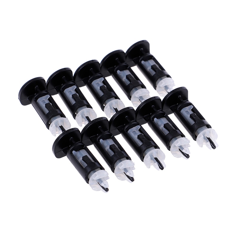 10Pcs 775 CPU heatsink mount pin plastic push screw cooling fan mounting clip