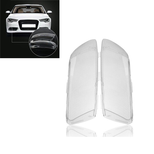 Auto Koplamp Head Lamp Lens Cover Shell Lampenkap Voor-A6 C6 2006