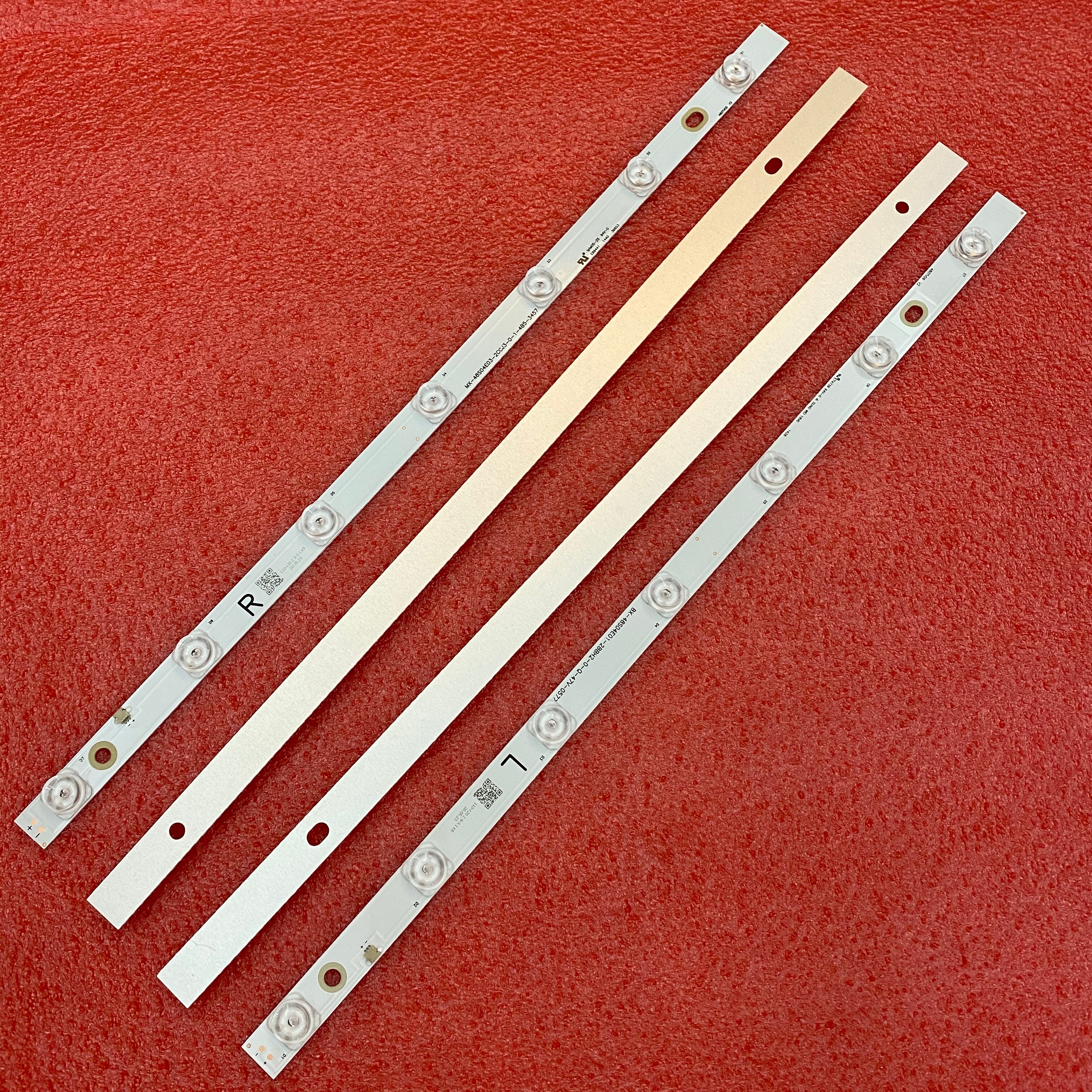 12 Uds (6 * R 6 * L) tira de LED para iluminación trasera para Panasonic TX-48AX630B TX-48AX630E TX-48AXW634 480TV05 480TV06 V2 R L