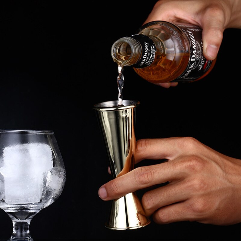 Jigger de Bar à Cocktail en acier inoxydable, japonais, tasse à mesurer à Double esprit pour la maison, Bar fête, accessoires de Bar