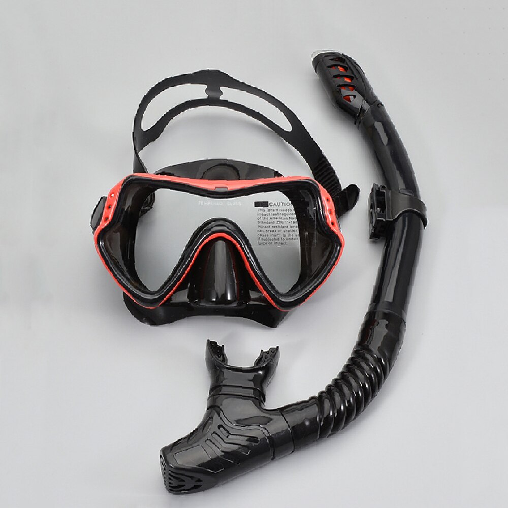 Snorkel Set Scuba Diving Mask Set Anti Leak Dry Top Snorkel Gear Kit Panoramic Silicone Anti Fog Goggle For Swimming Snorkeling