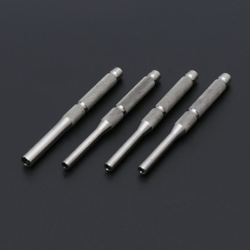 4 Stks/set Rvs Multi Size Hollow End Roll Pin Tool Starter Punch Kits 1/8 "5/32" 3/16 "7/32''