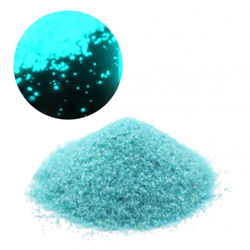 Glow in Dark Fluorescent Luminous Sand Wishing Bottle Fish Tank Gravel Decor Luminous Party DIY Bright DIY Star Wishing Bottle: Sky Blue
