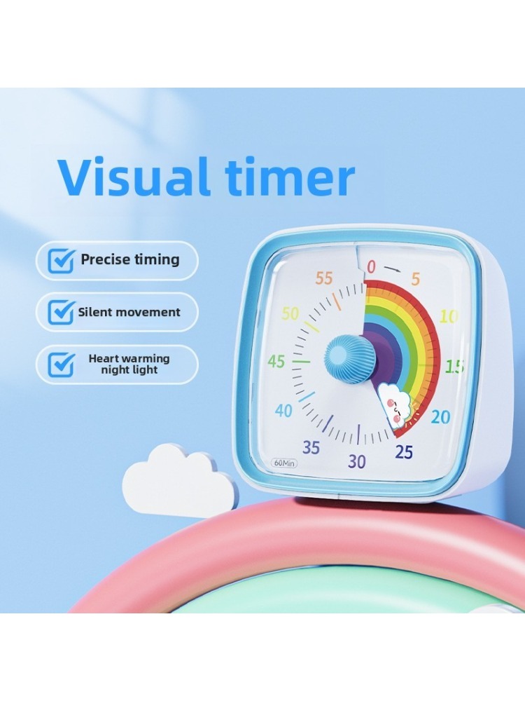 Timer Kids Self Discipline Device Visual Time Management Tool Primary School Students Study Homework Focus Aid Learning Clock
