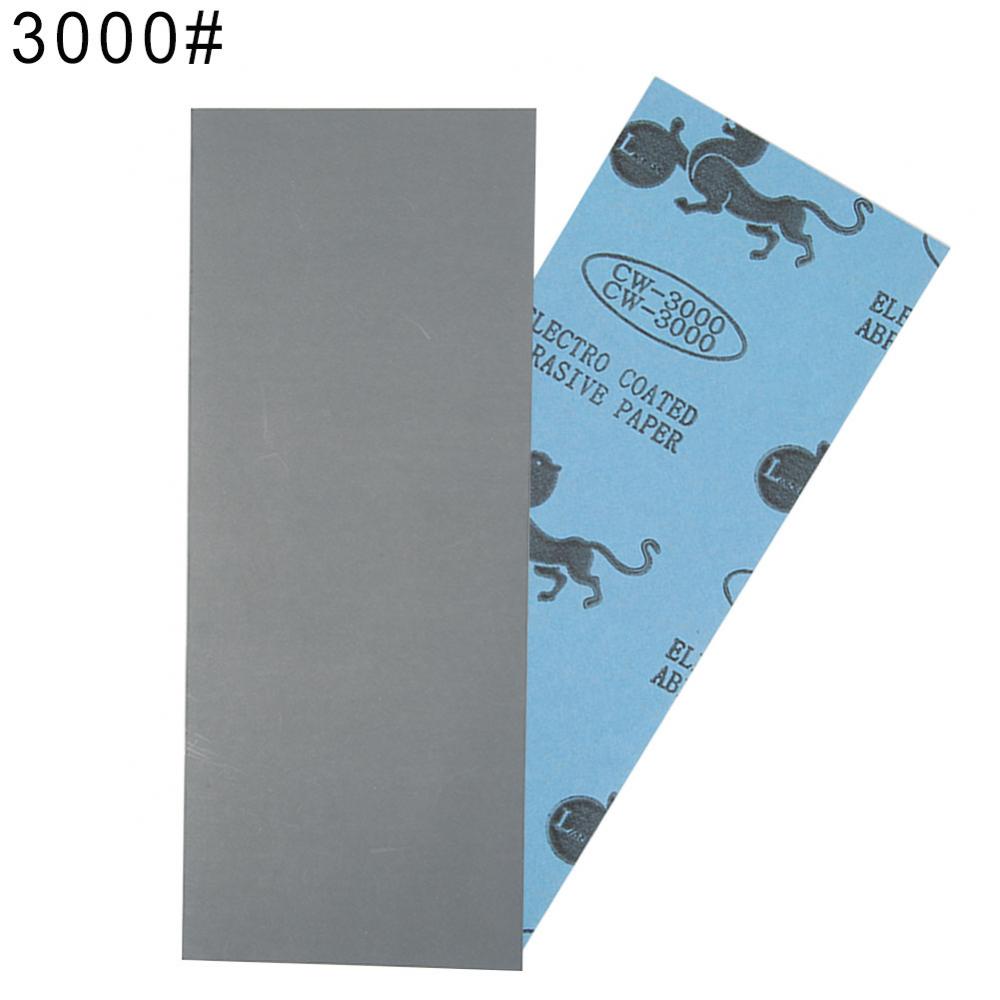 Vått torrt sandpapper ark 400/600/800/1000/1200/1500/2000/2500#  polerpapper ark kiselkarbid hem grovt: Rosa
