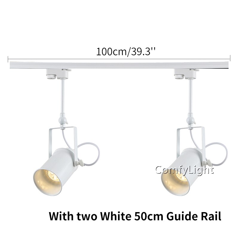 LED-strahler Kolben Schiene Licht AC85-265 V Scheinwerfer Einstellbar lampe Einkaufszentrum Ausstellung Büro decke/Zauberstab Schiene Spur Beleuchtung