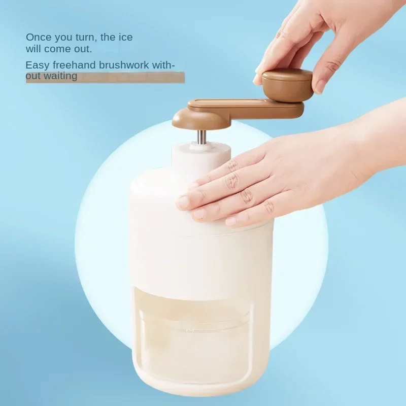 Triturador de gelo multifuncional com alça, barbeadores portáteis manuais, Ice Slush Maker, triturador de gelo DIY, Cozinha Fun Drinks Tools, Novo, 2022