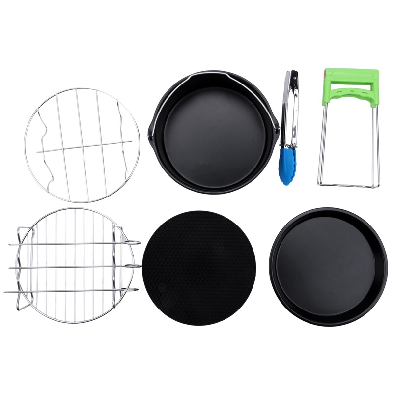 Accessoires pour friteuse à Air pour Gowise Phillips Cozyna et Secura, lot de 7, convient à toutes les friteuse à Air 3.7QT-4.2QT-5.3QT-5.8QT