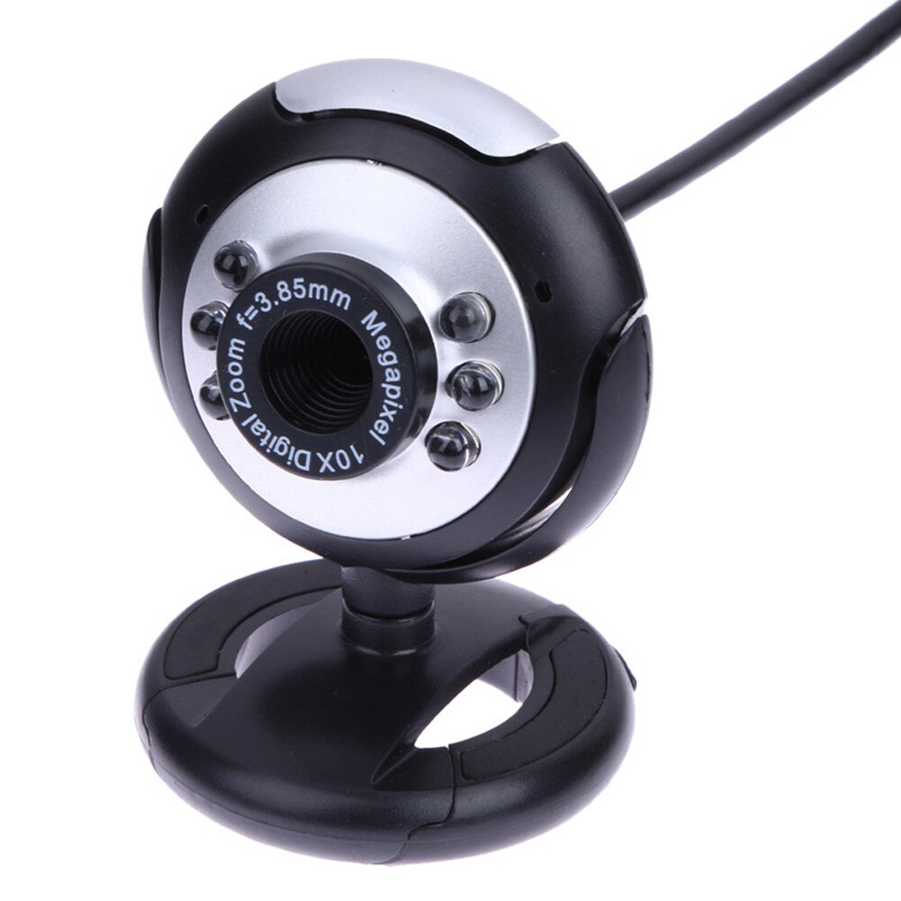 HD Web Camera USB Built-in Microphones for Computer PC Laptop Desktop Home Office LFX-ING: Default Title