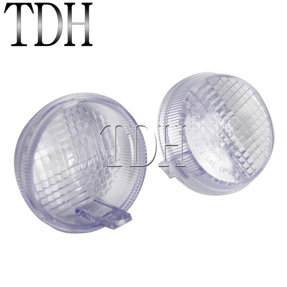 Motorrad Blinker Licht Lampe Lenes Vorne/Hinten Licht Linsen Abdeckung Für Honda VTX Aero 1300 Kawasaki Vulkan 1600 VN1600: 2Stck klar