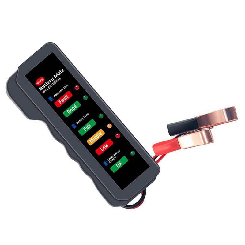 Testeur De Batterie Automobile, Outil De Diagnostic De Charge Rapide, Analyseur De Batterie