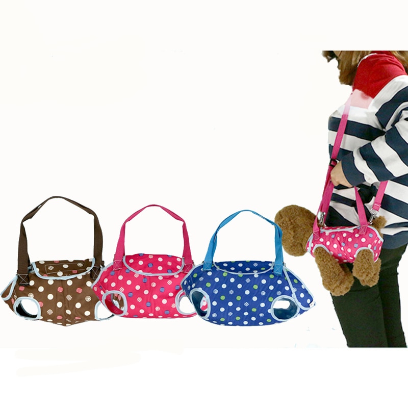 Venxuis Dot imprimé sac de transport pour animaux de compagnie pour petit chien sac de transport de voyage chien mignon fournitures pour animaux de compagnie doux chiot confortable sac à main pour animaux de compagnie
