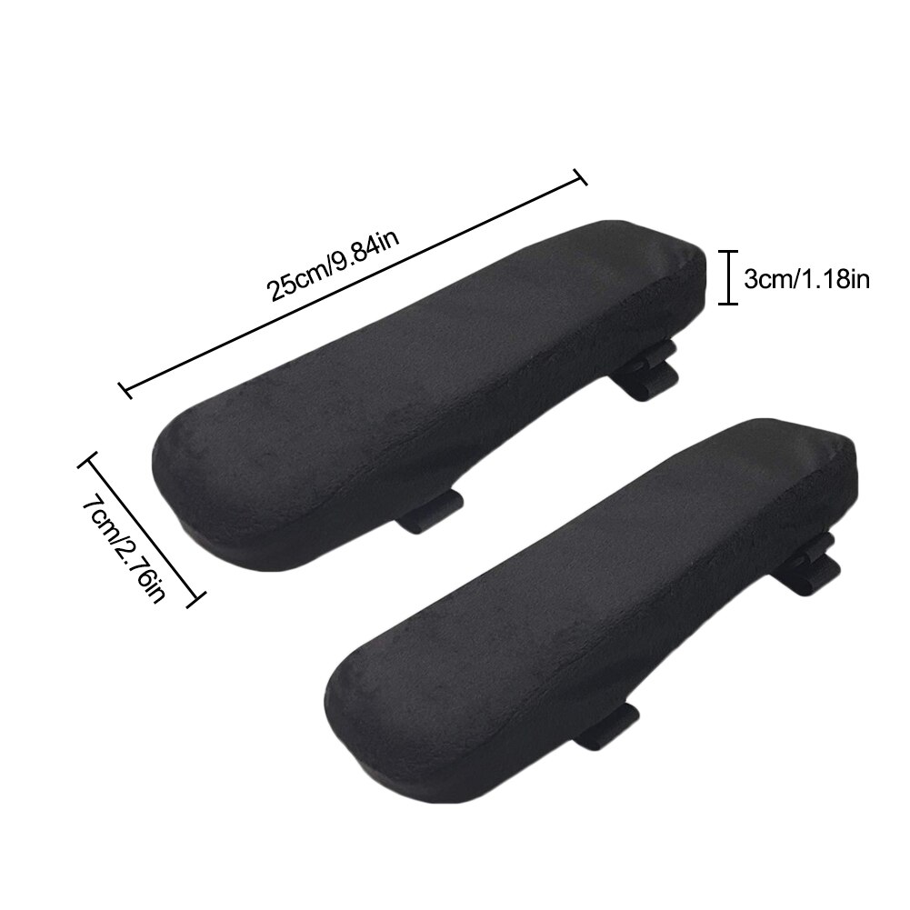 2pcs/set Chair Armrest Pad Elbow Pillow Hand Rest Cushions For Home Office Pressure Relief Seat Armrest Pad Office Accessories