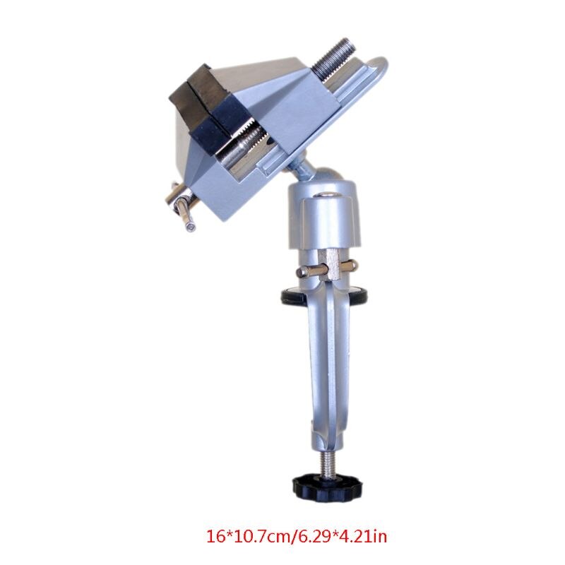 Table Vise with 360 Degree Swiveling Head Desk Clamp & Rubber Covered Jaws GREAT for Crafting Painting Sculpting Modeling