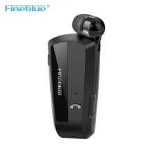 Fineblue F990 Draadloze Business Bluetooth Headset Oortelefoon Sport Driver Hoofdtelefoon Intrekbare Clip Op Stereo Oordopjes Trillingen
