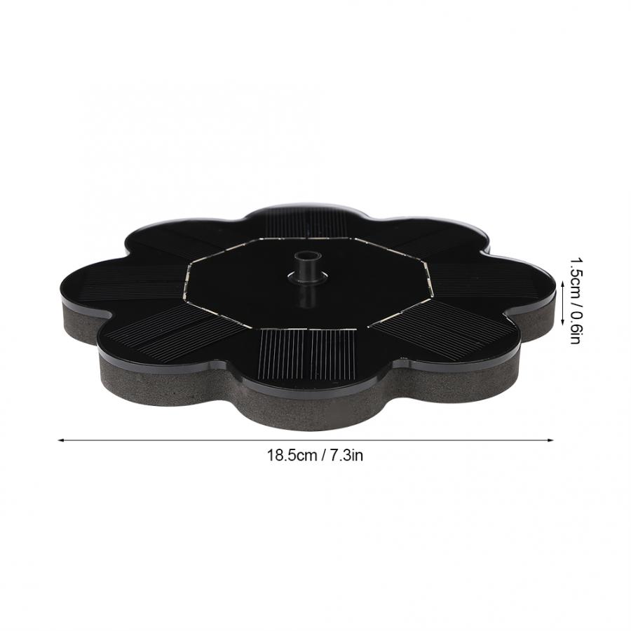 8V 1.5W Solar Fontein Kleine Vijver Tuin Landschap Drijvende Fontein Outdoor Decoratie Zonne-energie Fontein Fontein