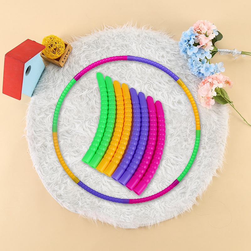 Détachable Sport Cerceau En Plastique Cercle de Forme Enfants Exercice Fitness Décontracté Sport Cerceaux Enfants Gym Musculation Boucle