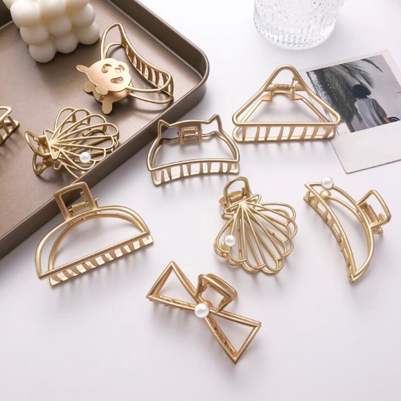 2 pçs/lote nova moda menina clipe de cabelo tubarão cabelo grande garras de cabelo doce hairpins bandana titular clipes barrettes moda