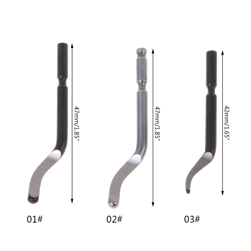 10 PCS Schnelle Stahl Dreh Klinge BS1010 BS1018 BK3010 Klinge Kunststoff Kupfer Aluminium Ecke Riss Entgraten Trimmen verarbeitung