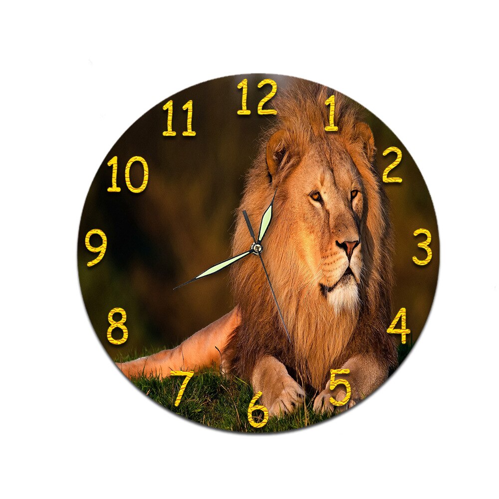 Vintage Wall Clock Silent Vintage Modern Wall Clock Digital Silent Relogio Parede Home Watch BB60: D