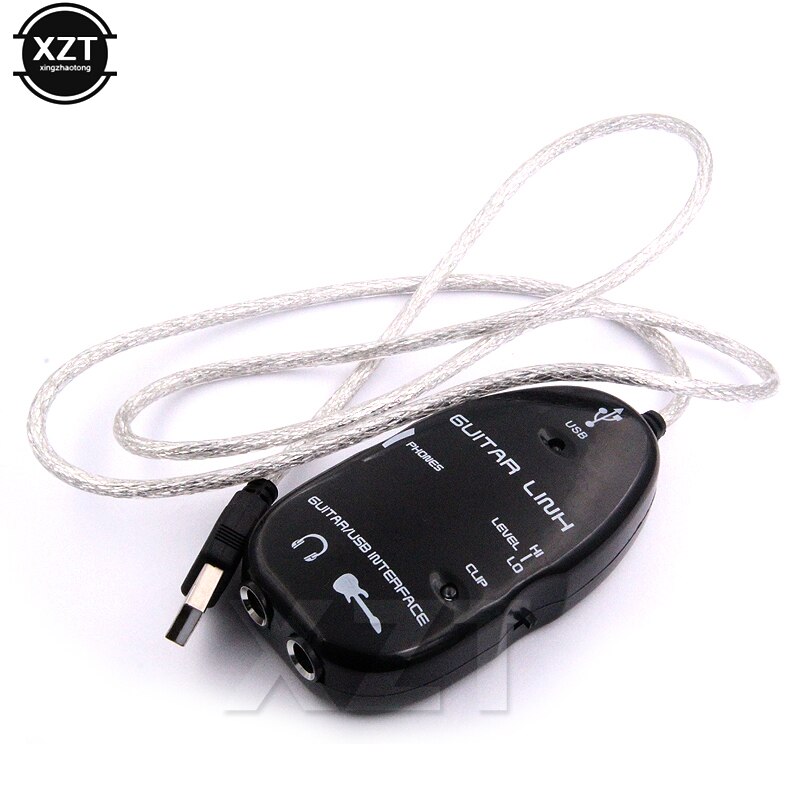 Electric Guitar Cable Audio USB Link Interface Adapter For PC Music Recording Accessories For Guitar Players