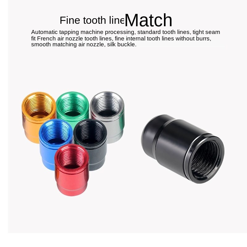 Fiets Franse Lucht Nozzle Cap Amerikaanse Berg Snelweg Voertuig Auto Schoonheid Mond Franse Ventiel Ventiel Core Stofdicht Cap
