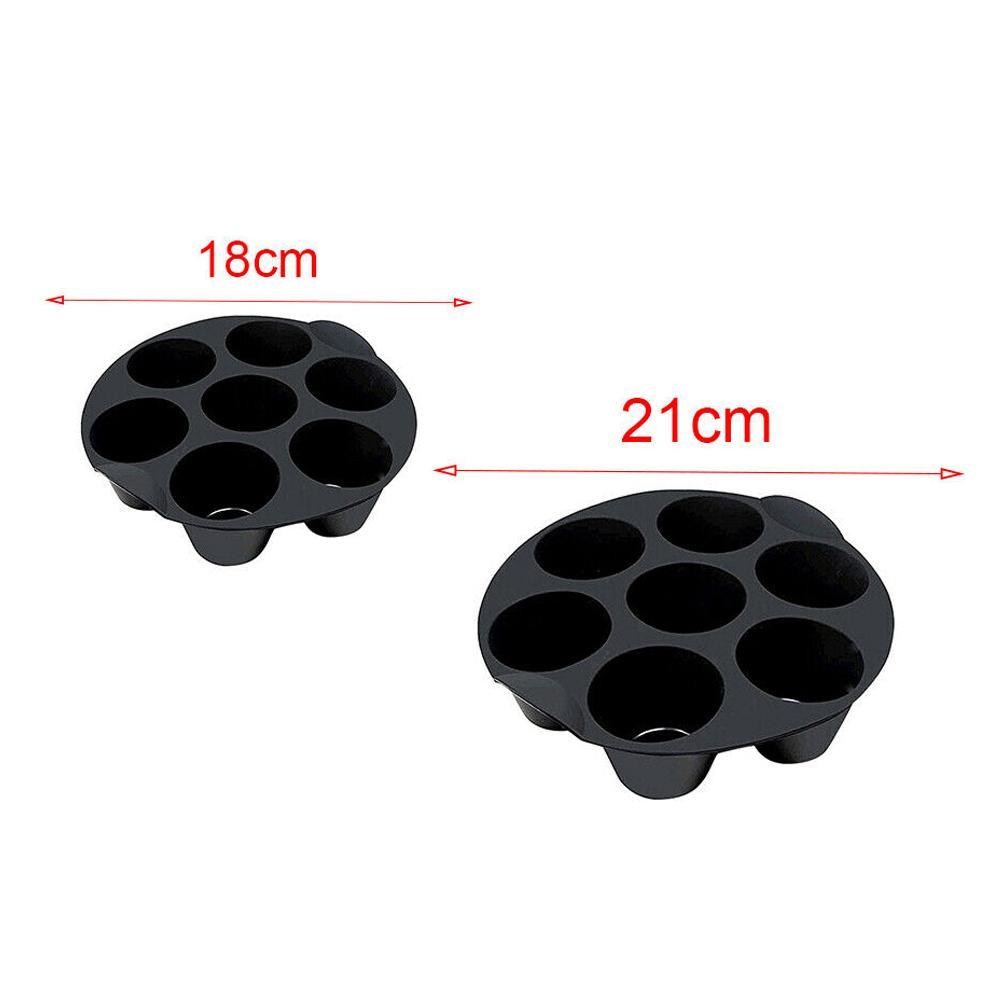 7 Holes Cake Cup Muffin Cup For 3.5-5.8L Various Models Of Air Fryer Molds Cupcake Cake Muffin Baking Cups Air Fryer Accessorie