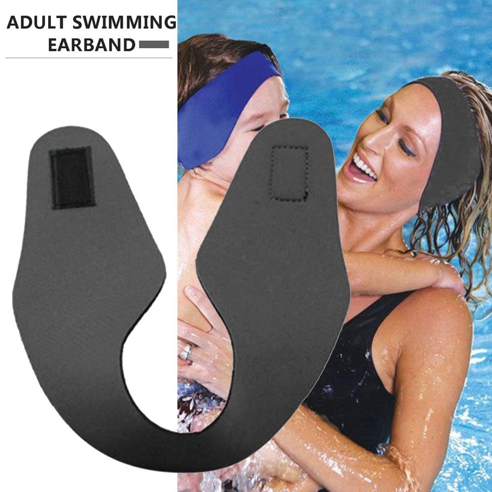 Faixa de neoprene da orelha da natação da faixa da orelha do neopreno da faixa do cabelo para as mulheres dos homens adultos
