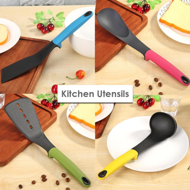 7 sortes d'ustensiles de cuisine ustensiles antiadhésifs outils de cuisine ustensiles de cuisine fournitures cuillère louche spatule tourneur ustensiles de cuisine