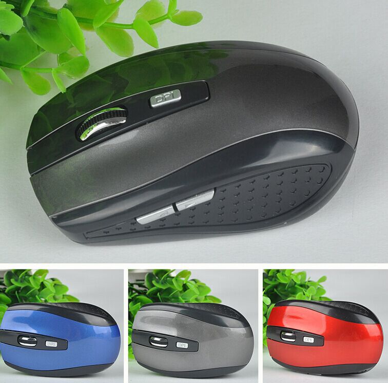 2.4G wireless mouse keyboard and mouse photoelectric 7500 wireless mouse blue and white porcelain mouse wireless: red