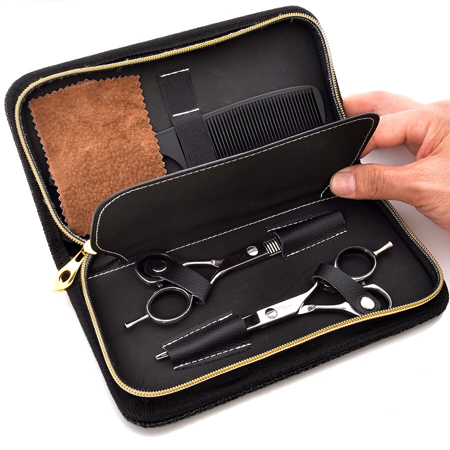 Hairdressing Scissor Bags Case Hold 2 Hair Scissor Haircut Barber Shear Salon Holster Pouch Holder Styling Tool Kit