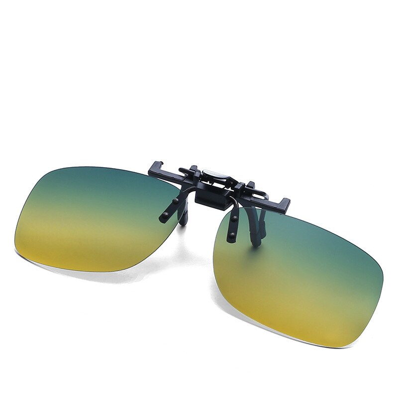 Gepolariseerde Clip Op Flip Up Zonnebril Mannen Vrouwen Shades Clip Op Voor Bijziendheid Bril Rijden Vissen Outdoor Eyewear Bril: Day Night Vision