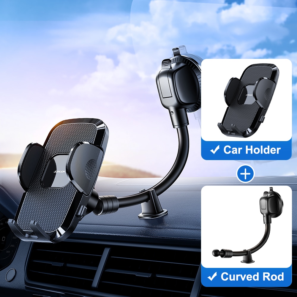 Joyroom telefoonhouder voor auto【360 ° Breedste weergave】, universele handsfree telefoonhouder voor iPhone 15 14 13 12 Pro Max Huawei Xiaomi: Oranje