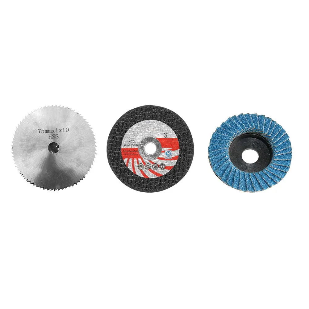 75mm Mini Cutting Disc 10mm Bore Angle Grinder Circular Grinding Wheel For Ceramic Tile Wood Stone Steel Cutting Polishing