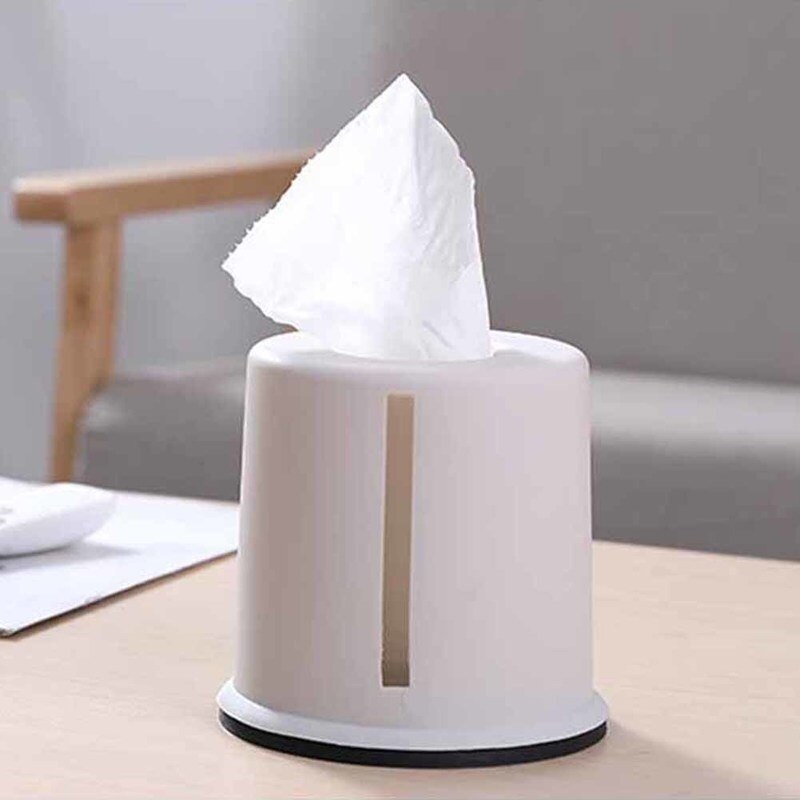 Plastic Roll Paper Towel Tissue Box Storage Case Car Desktop Napkins Holder Waterproof Tissue Box Bathroom