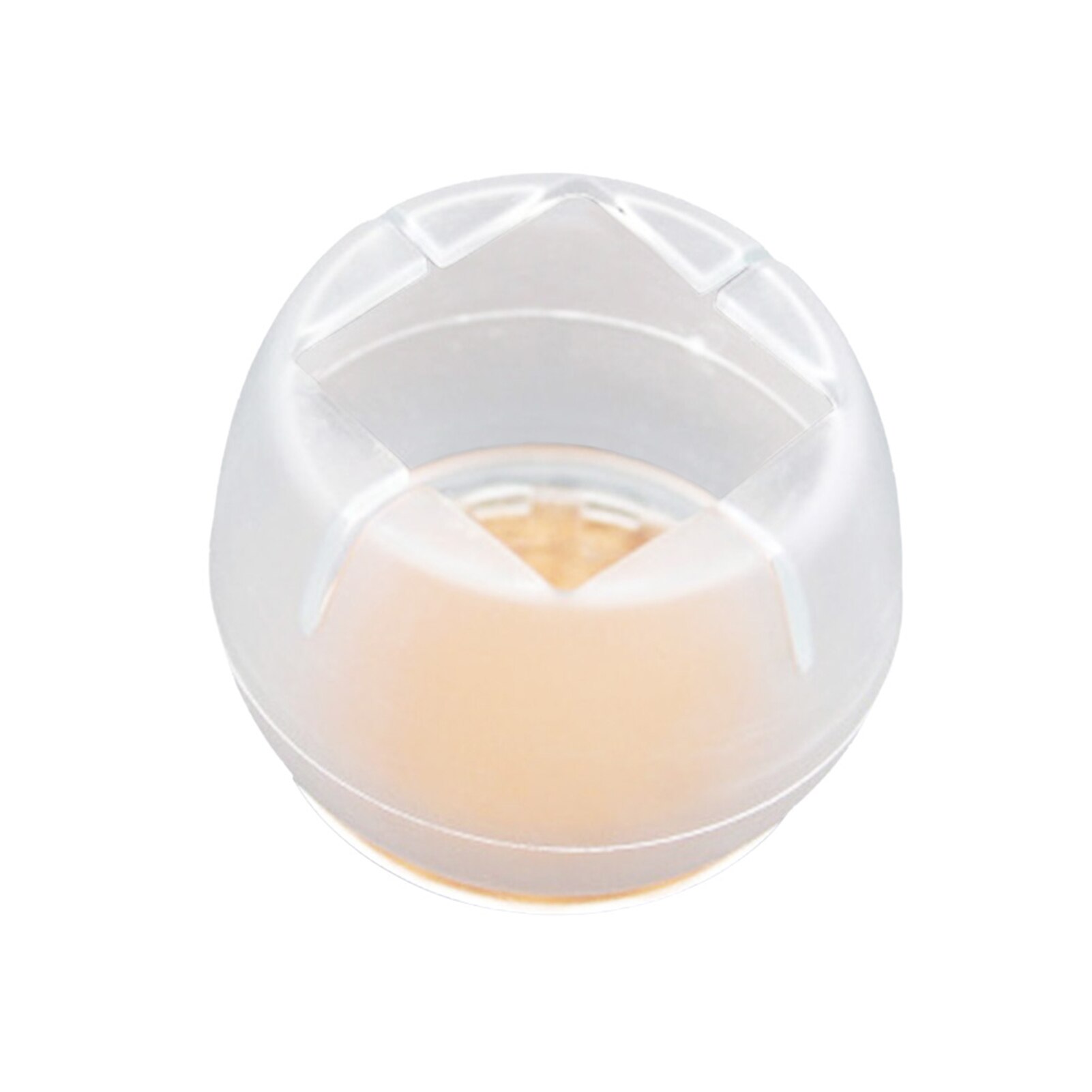 32pcs Soft Silicone Furniture Leg Cover Easy Install Transparent Chair Table Anti Slip Noise Reduction Floor Protectors Reusable: 1