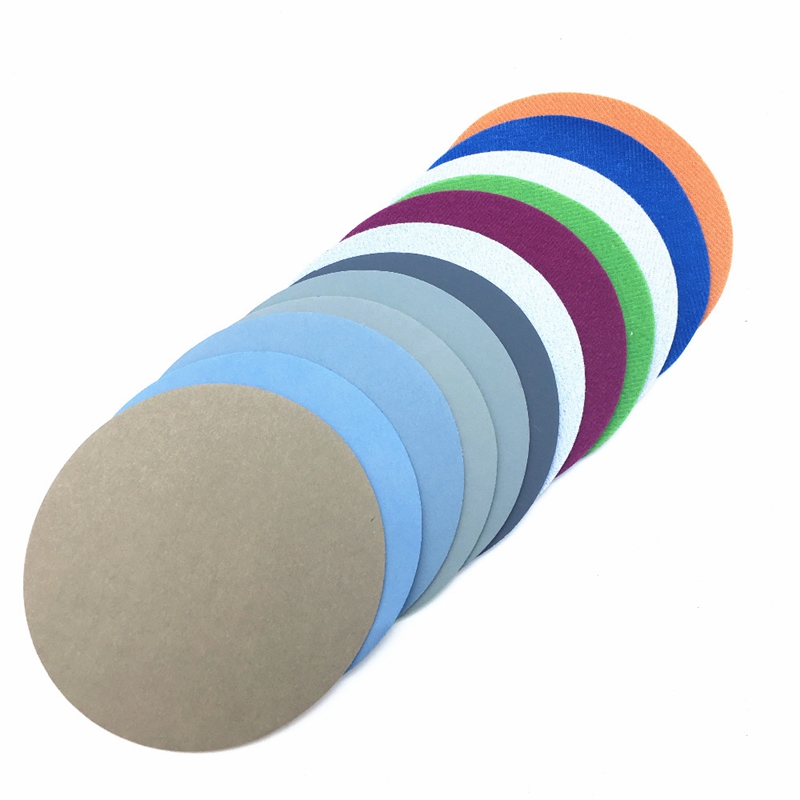 30 ps 125mm vandslibning slibende papir 5 tommer korn 1500-10000 slibeskiver krogsløjfe sandpapir rundt sandpapir disk sand shee