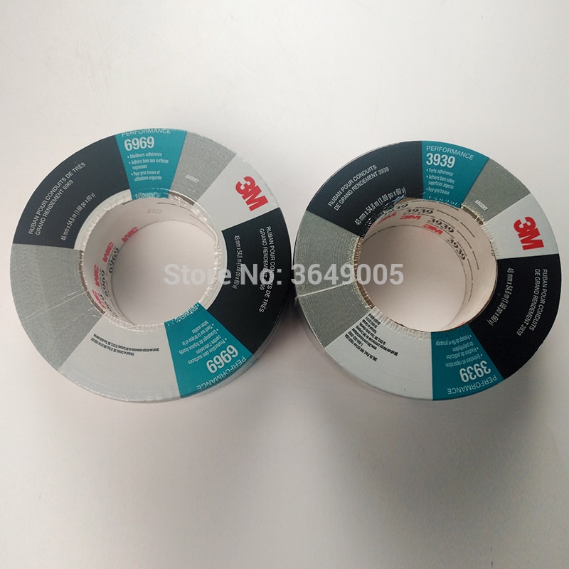 1roll 48mm*54.8m 3M Extra Heavy Duty Duct Tape 6969 With Rubber Adhesive Provide Good Holding Power