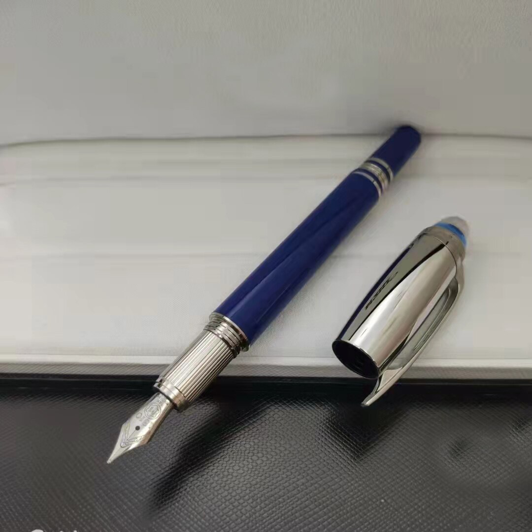 Stylo à bille de luxe Mb planète bleue en métal spécial, nouveauté 2022: C