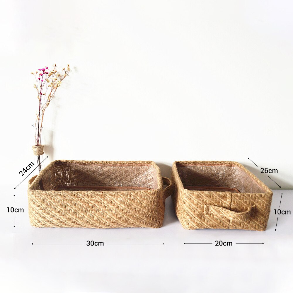 Cesta de mimbre tejida a mano para almacenamiento, bandeja de mimbre para pan, fruta, desayuno, expositor, decoración artesanal para el hogar