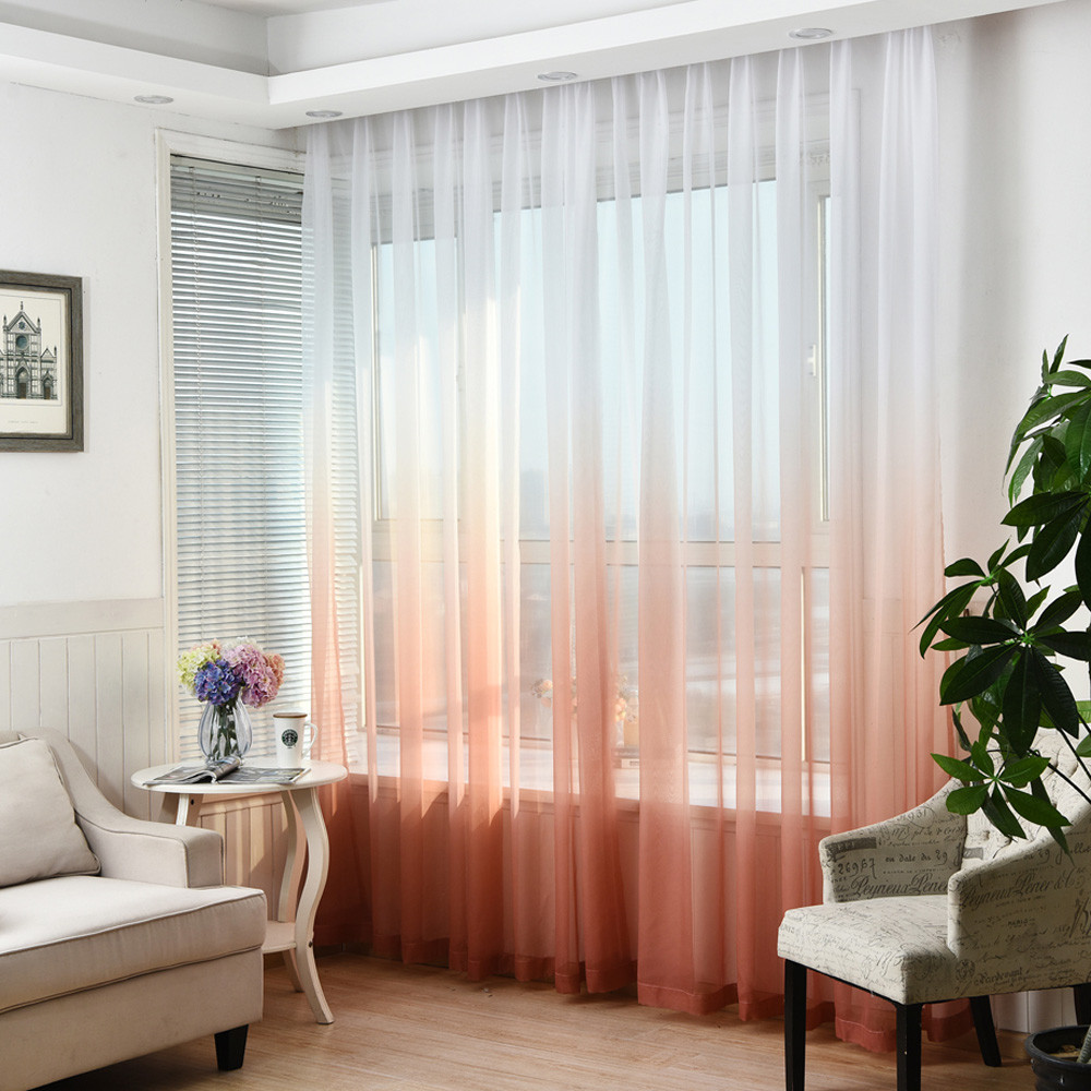 Schabracken Tüll Schleier Tür Fenster Vorhang Drapieren Tafel schier Schal Teiler Für Wohnzimmer sterben Zimmer Vorhänge Dekorative #008
