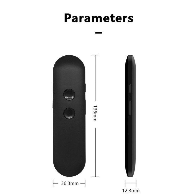 T4 Portatile Senza Fili Intelligente Traduttore 40 Lingue Traduttore Vocale APP Bluetooth A due Vie in Tempo Reale Istante Tradutor Per I Viaggi