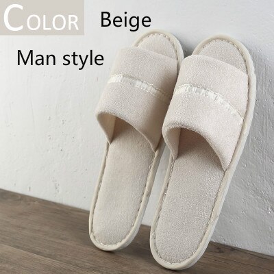 10 Paren/partij Gemengde Kleur Coralline Hotel Family Party Bueaty Spa Vrouw Man Stijl Dikke Half Hoofd Slippers